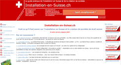 Desktop Screenshot of installation-en-suisse.ch